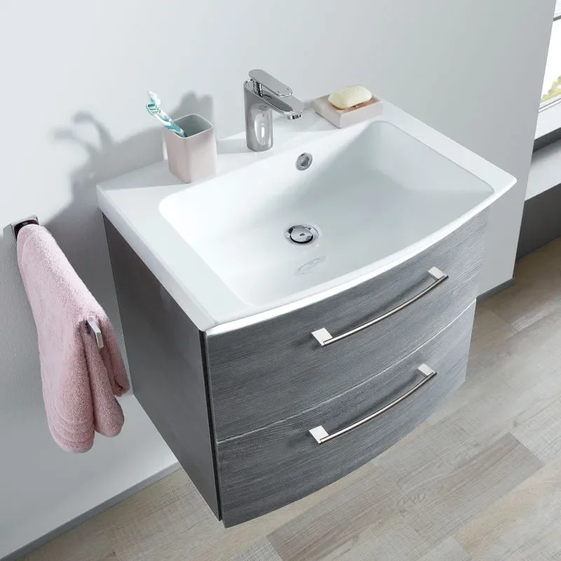Cassca 600 Vanity Unit Angled View