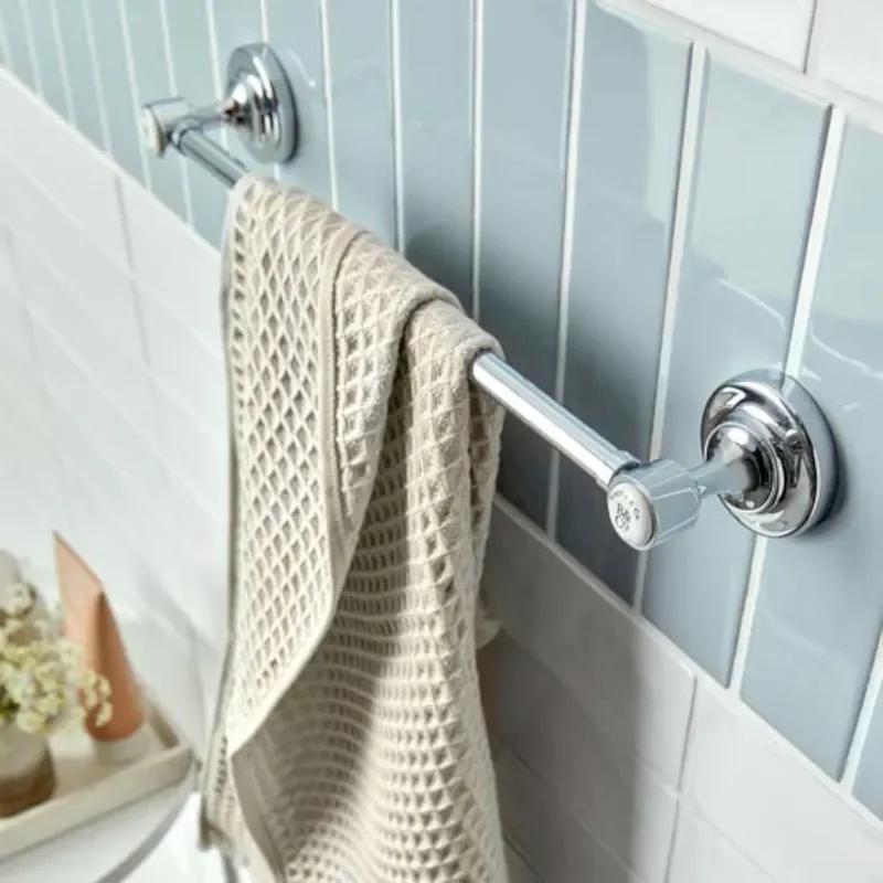 Axbridge Traditional Towel Rail 450mm, Chrome or Nickel Finish