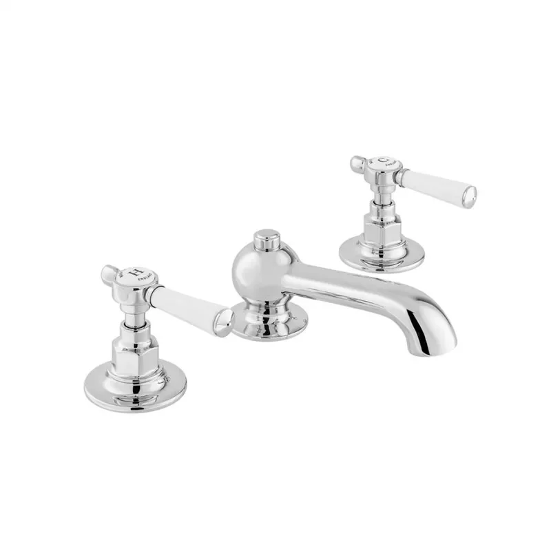 Axbridge Traditional Basin Tap 3 Hole Lever