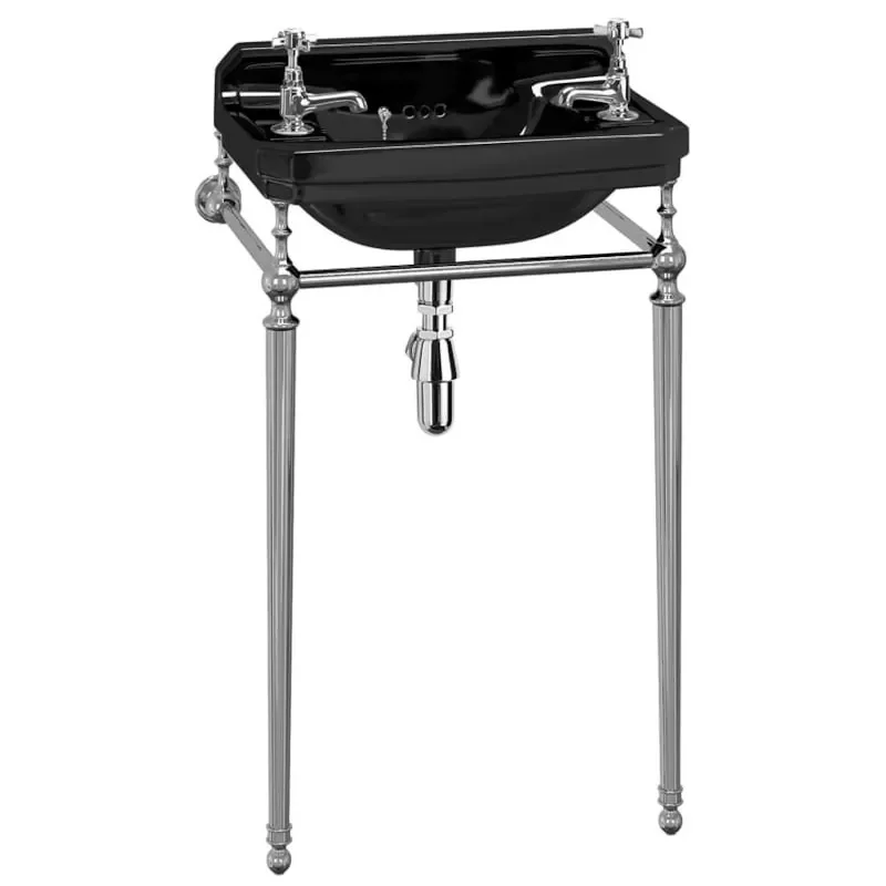 Burlington Traditional Jet Black 510 Wash Basin