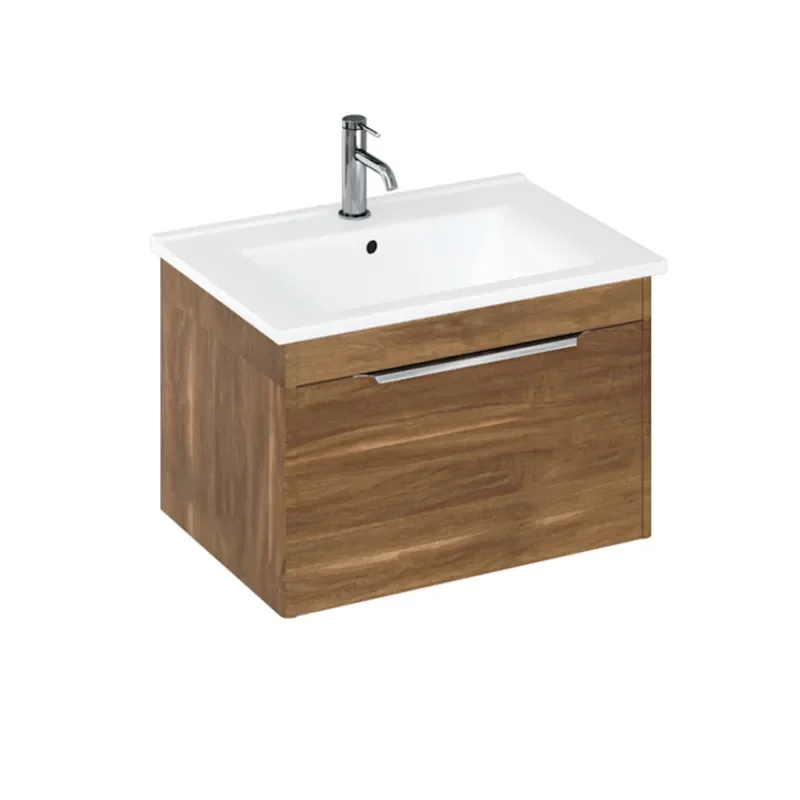 Britton Shoreditch Wall Hung 650mm Vanity Unit Caramel