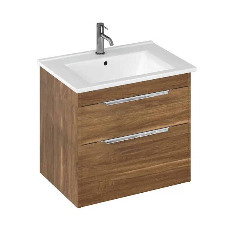 Britton Shoreditch Wall Hung 650mm Vanity Unit Caramel