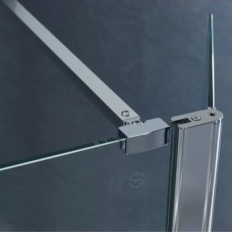 Product Image of Radiant 1300 Chrome Shower Enclosure for Recessed Walkin