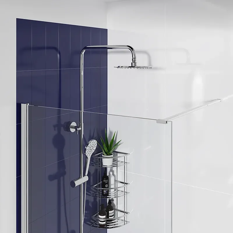 Radiant 1400 Hinged Walkin Recess Shower Enclosure