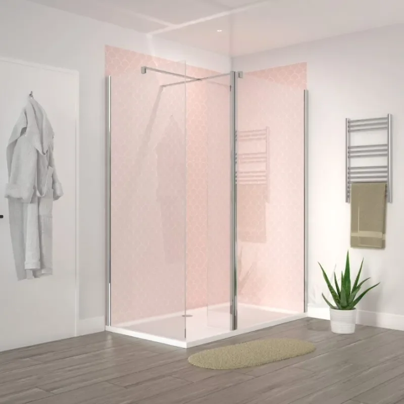 Radiant 1800 Hinged Walkin Corner Shower Enclosure