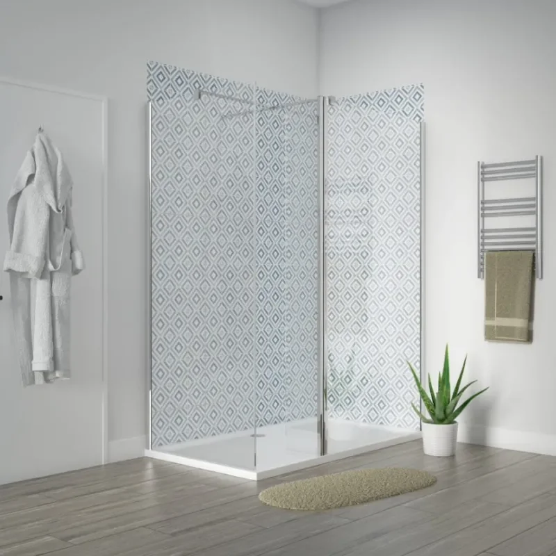 Radiant 1400 Hinged Walkin Corner Shower Enclosure