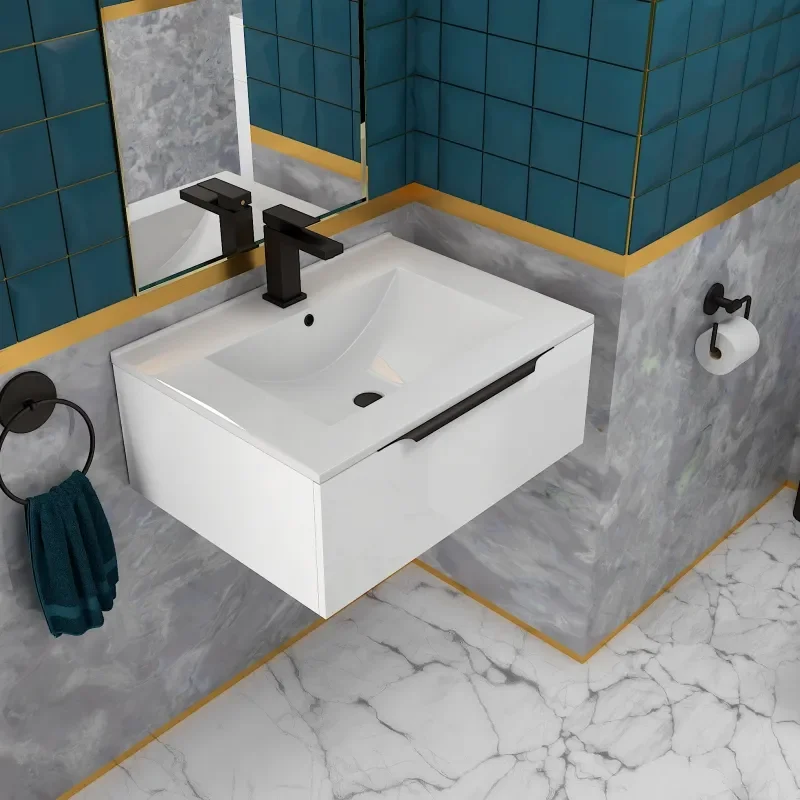 Jivana 600 Wall Vanity Unit White