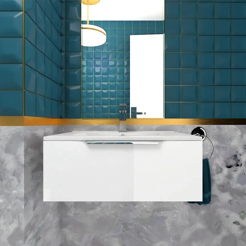 Extra Product Image For Jivana Mm Wall Hung Vanity Unit White 4