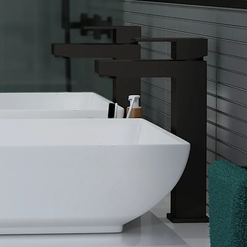 Jivana 1200 Wall Double Countertop Vanity Unit White