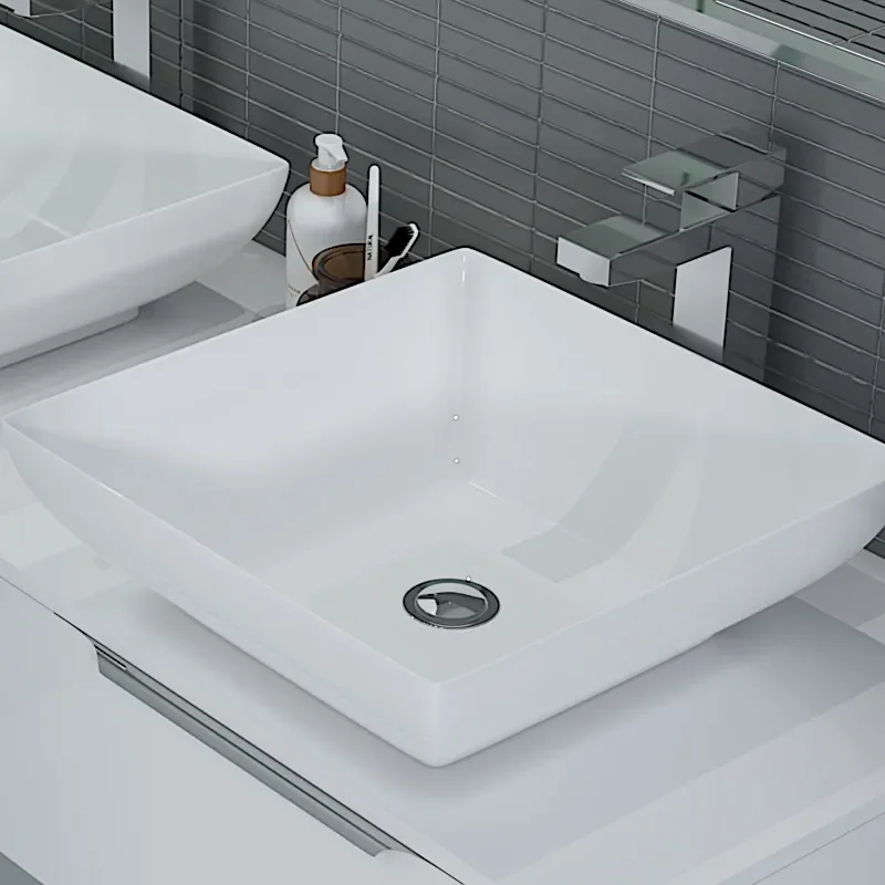 Room Scene Side View of Jivana Gold Tall Tap