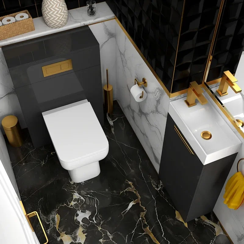 Jivana 410 Grey Small Sink Unit