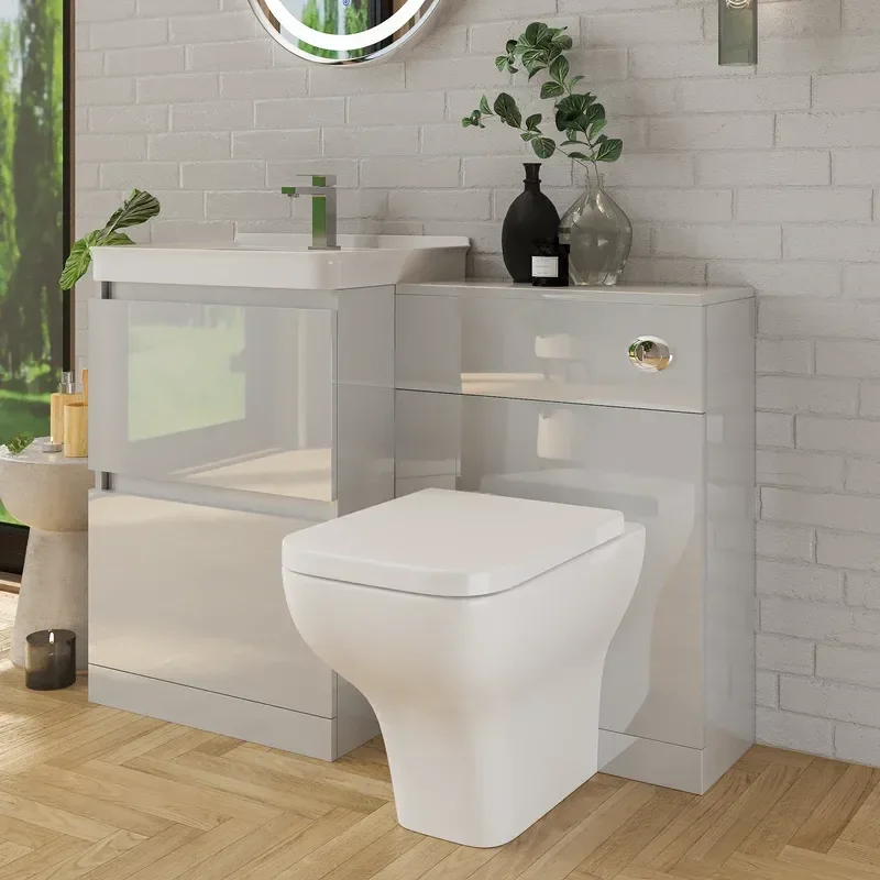 Ashford 600 Grey Basin Unit BTW Toilet