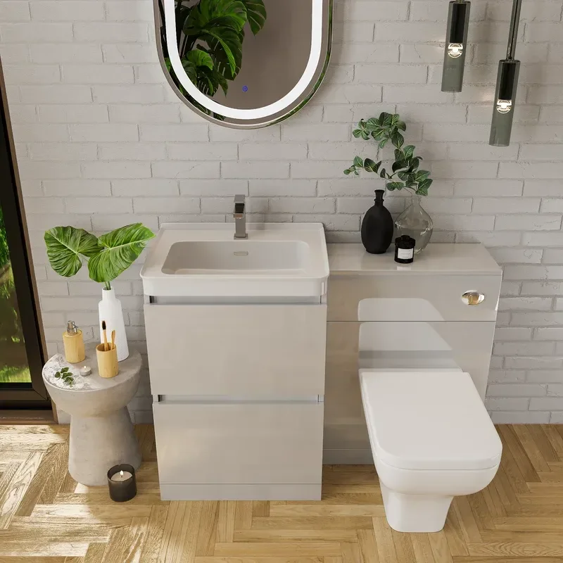 Ashford 600 Grey Basin Unit BTW Toilet