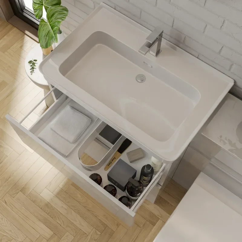 Ashford 800 Grey Basin Unit BTW Toilet