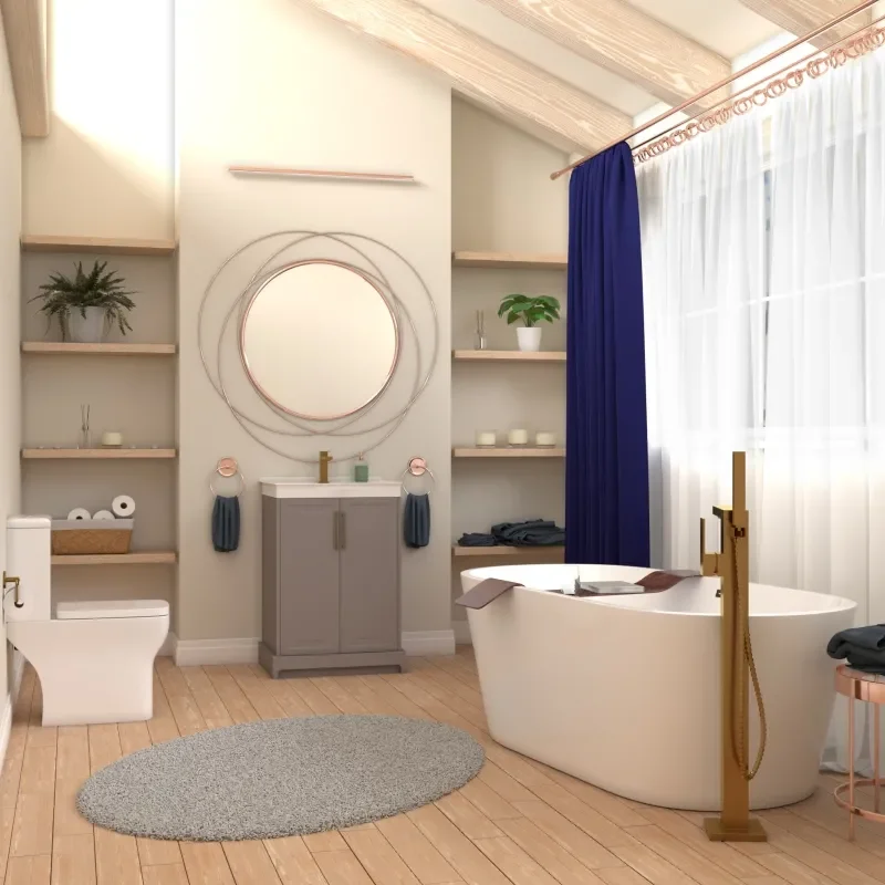 Extra Product Image For Chester Traditional Bathroom Suite Cashmere 8