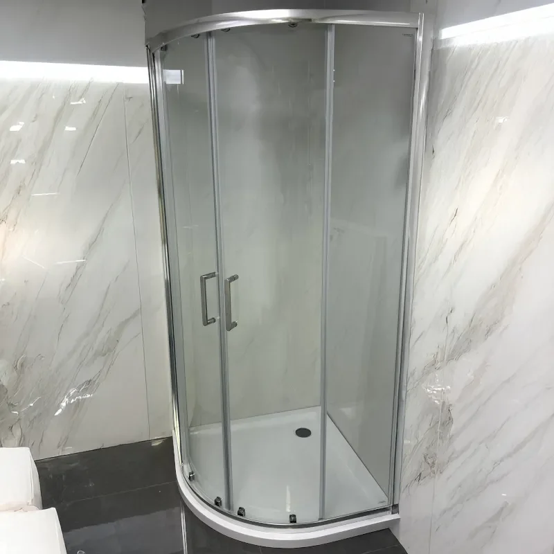 Showroom Lifestyle Image for Radiant Deluxe Quadrant 900mm Shower Enclosure: Optional Tray, 1900mm Height