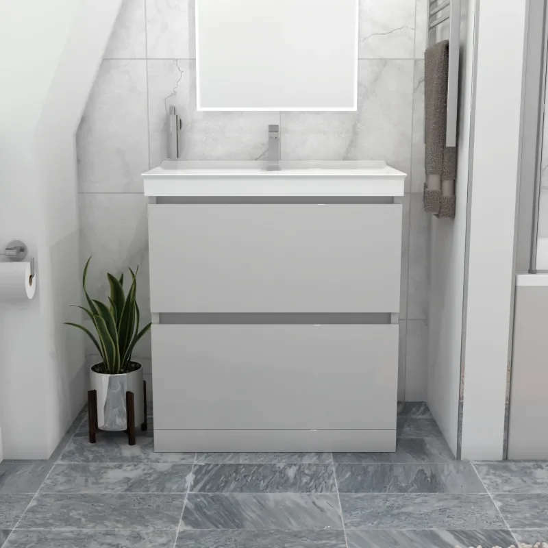 Large Vanity Unit in Grey 