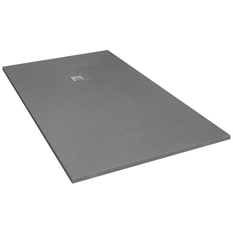 Tissino Giorgio Grey Slate Shower Tray Angled View