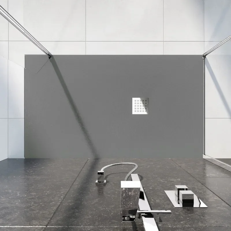 Tissino Giorgio Grey Slate Shower Tray Lifestyle Image