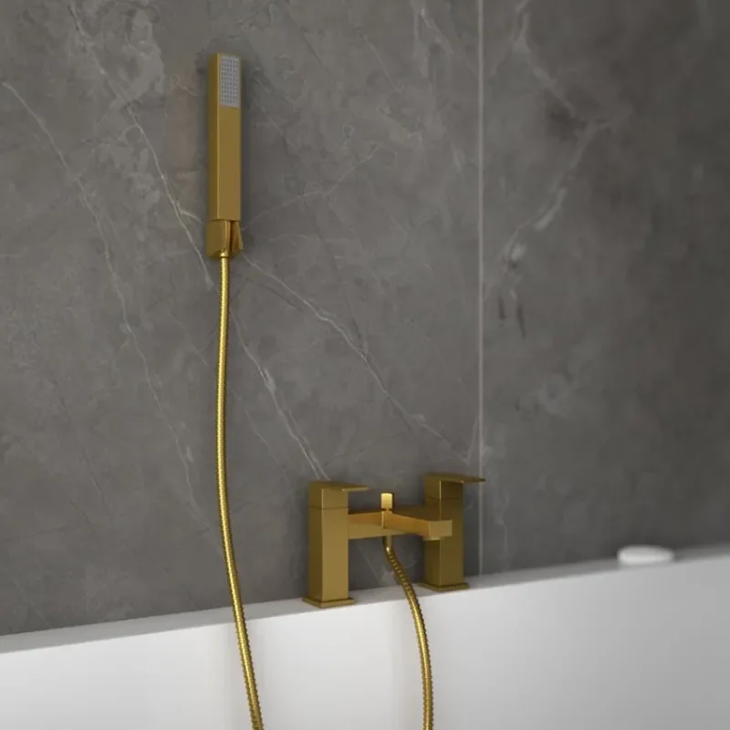 BC Gold Deck Mounted Bath Shower Tap