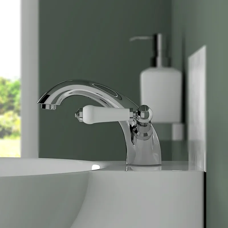 Clarice Traditional Chrome Mono Mixer Tap Lever