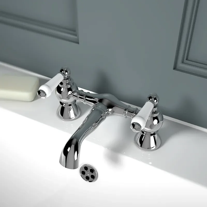 Clarice Victorian Bath Filler Tap Lever