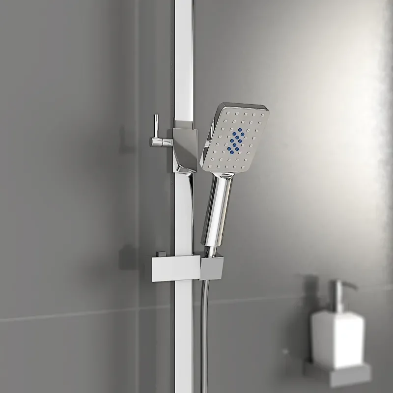 Twiss Square Shower Rail Kit