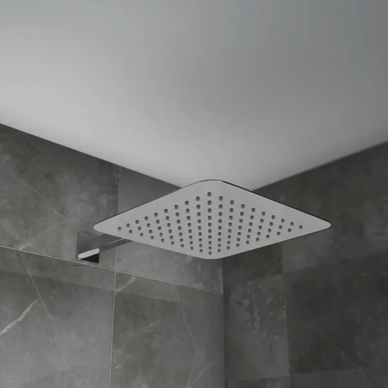 Ribble 3 Outlet Wall Shower Set Head Handset Bath Filler