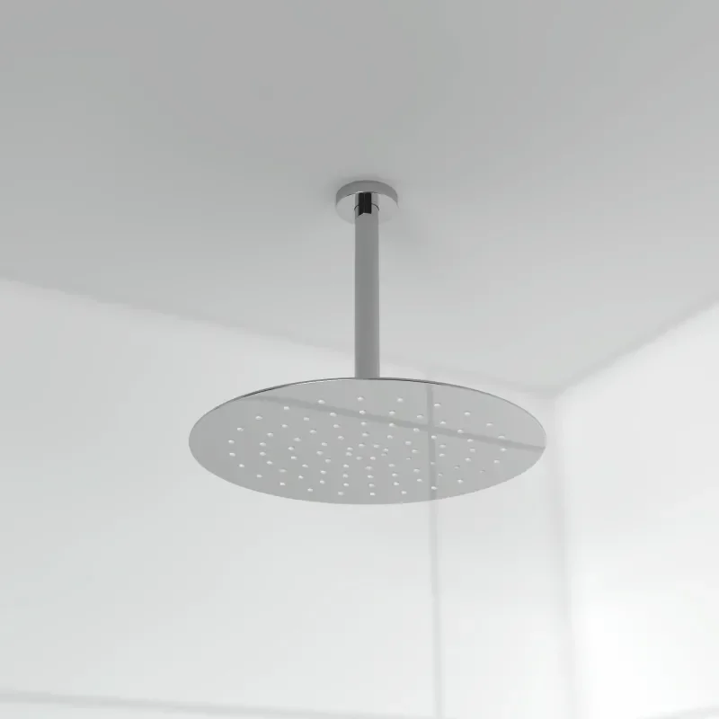 Tweed 2 Outlet Ceiling Shower Set Head Handset Slider