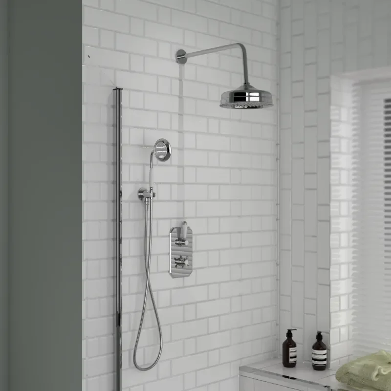 Carmel Traditional 2 Outlet Shower Set Head Handset