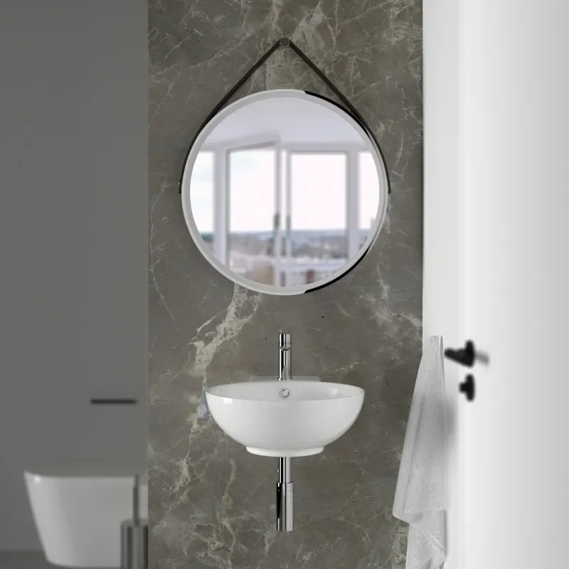 Product Image for Tesla Wall Hung Basin and Toilet Set with Chrome Tap