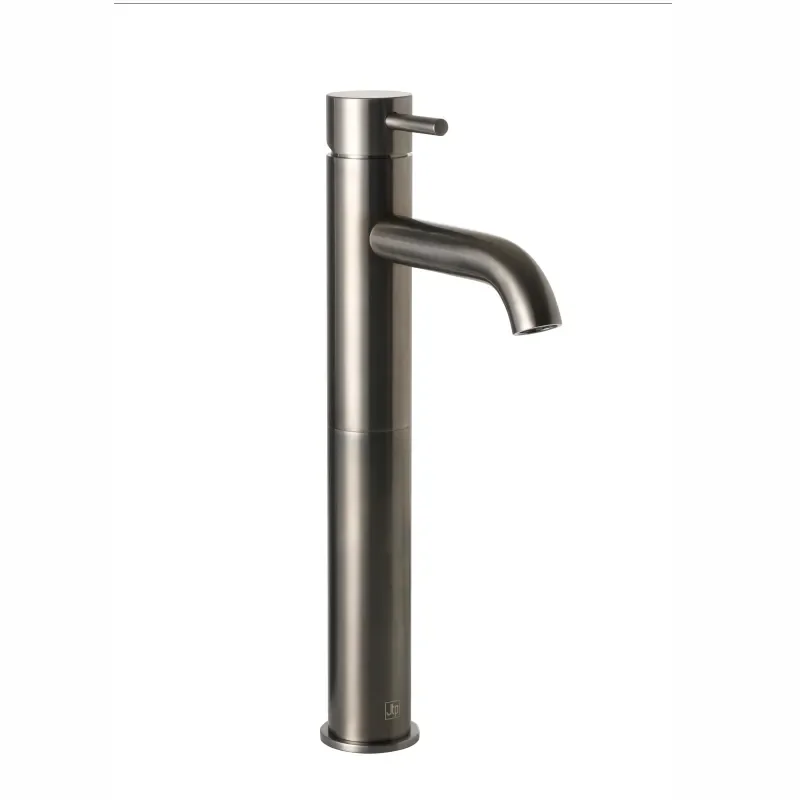 JTP Vos Brushed Black Tall Basin Mixer Tap