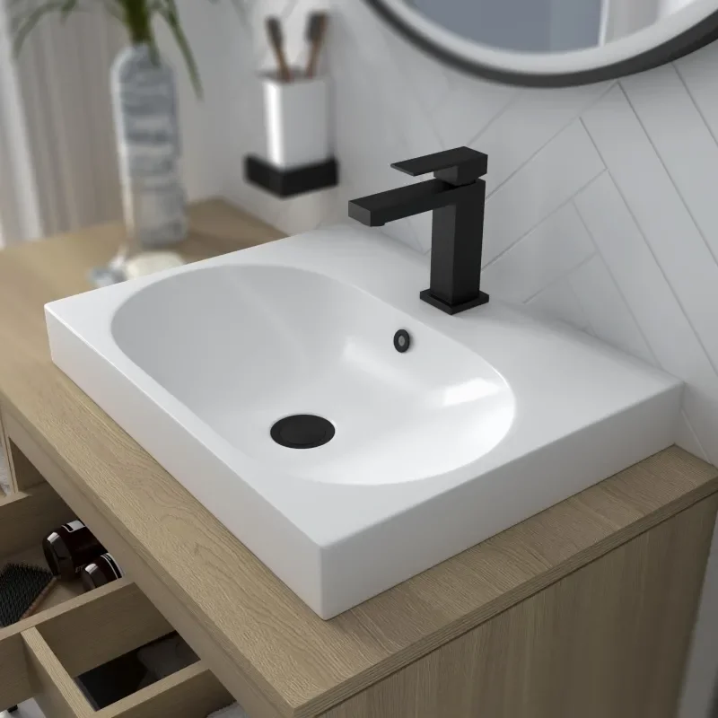 Alani 900 Sand Sand Vanity Unit with Storage