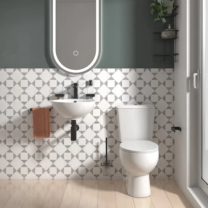 Extra Product Image For Tesla Wall Hung Basin And Toilet Niagra Taps 1