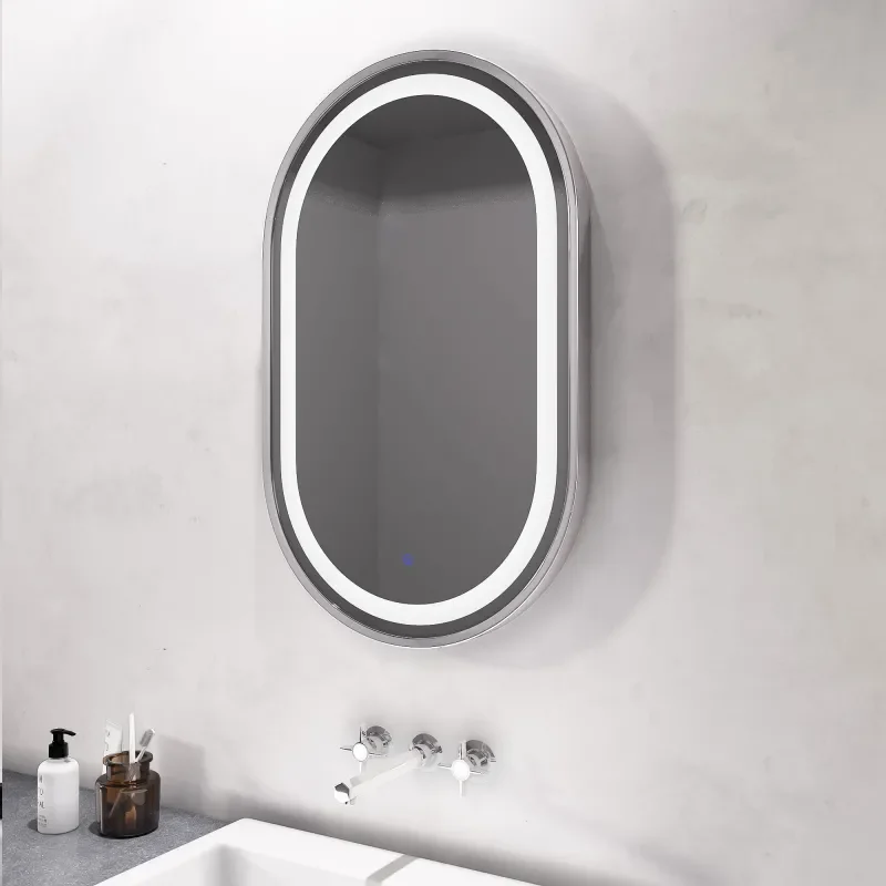 BC Capsule Silver LED Mirror