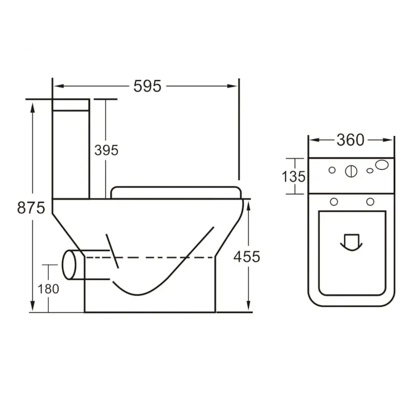 Extra Product Image For Sullivan Comfort Height Toilet Dimensions Min 1