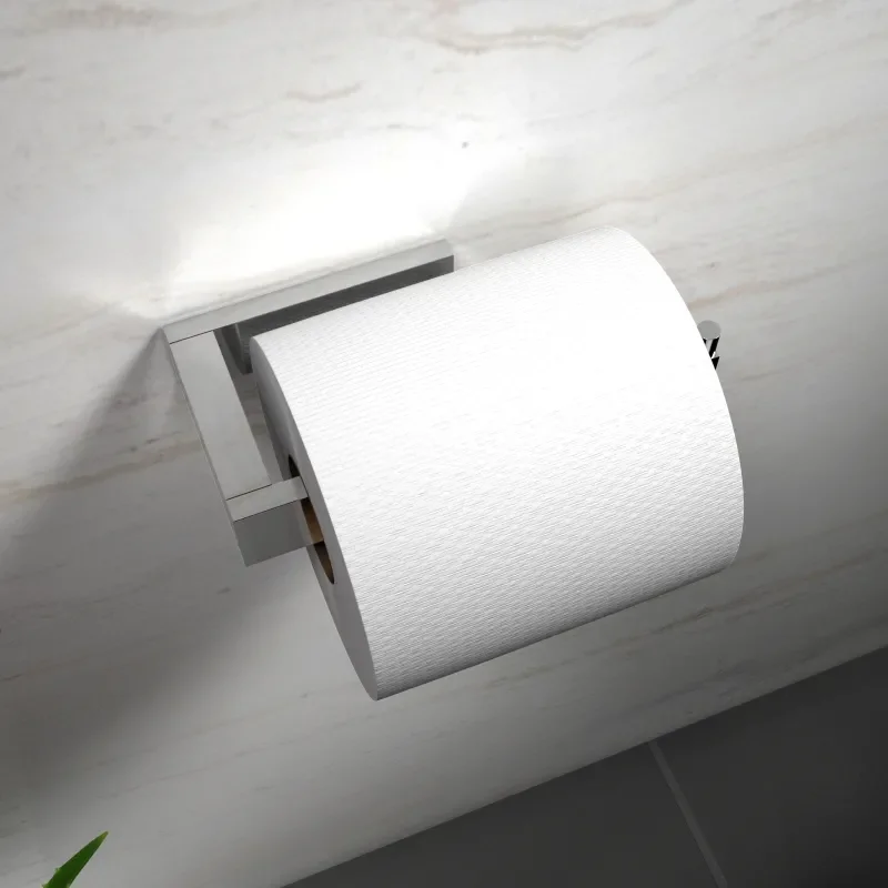 Slade Chrome Toilet Roll Wall Holder