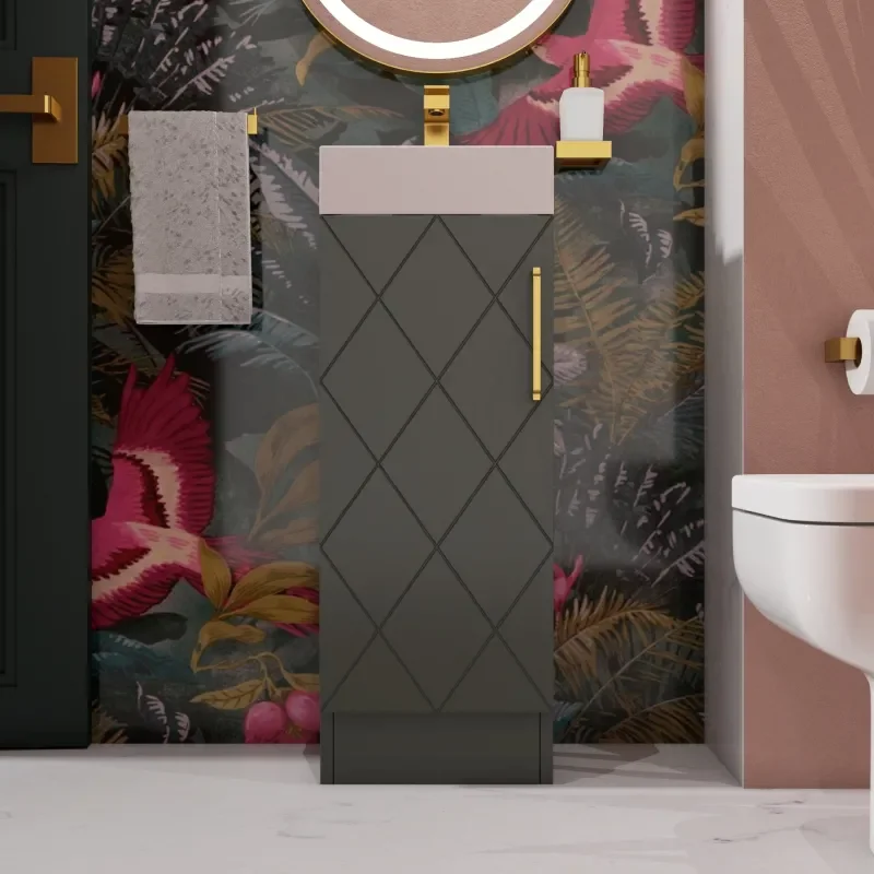 Celeste Diamond 325 Green Vanity Unit