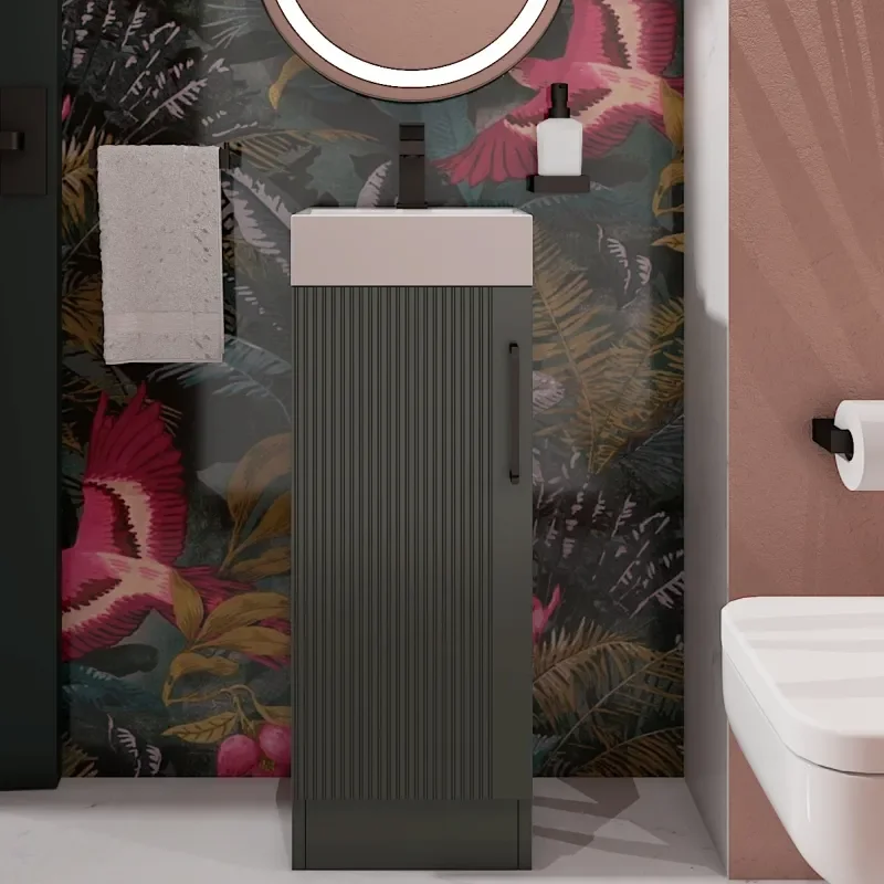 Celeste Linear 325 Green Vanity Unit