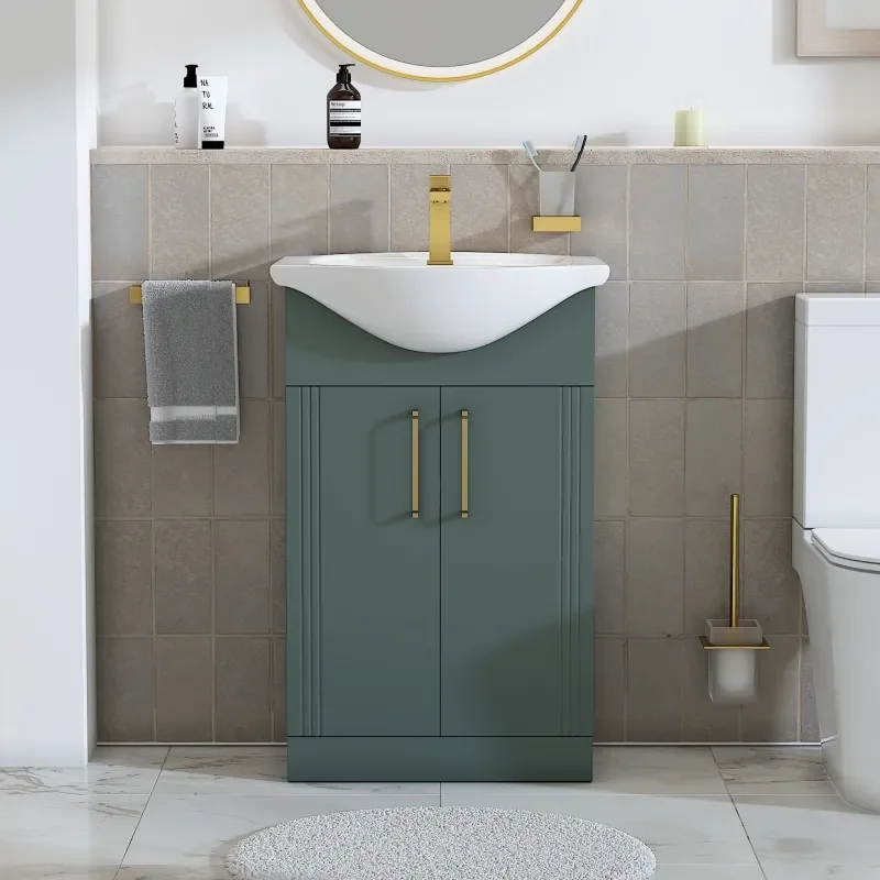 Celeste Linear 550 Green Vanity Unit