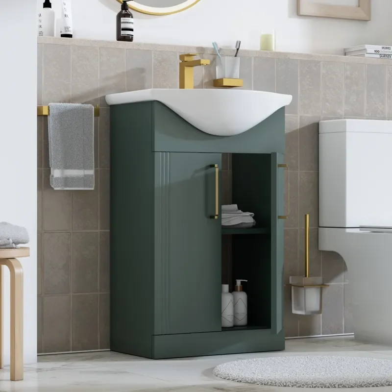 Celeste Linear 550 Green Vanity Unit