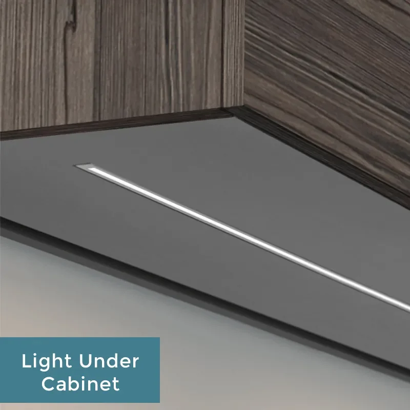 Dansani Luna Black 800mm Bathroom Mirror Cabinet