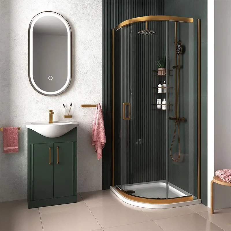 Odessa Gold 800 Quadrant Shower Enclosure