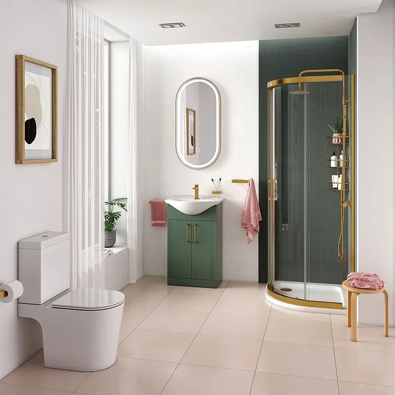 Odessa Gold 800 Quadrant Shower Enclosure