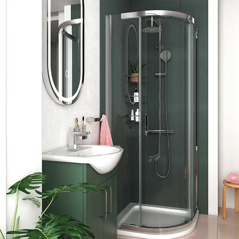 Odessa Chrome 900 Quadrant Shower Enclosure