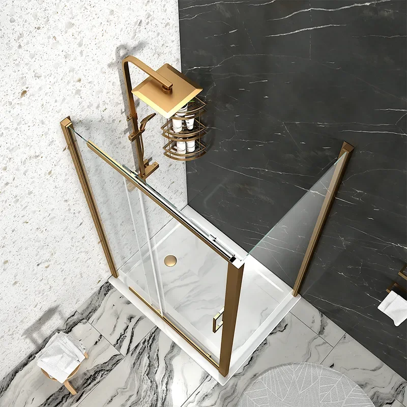 Odessa Gold 1200 Sliding Shower Door