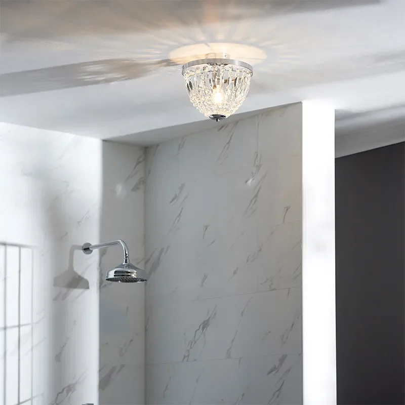 Decorative Flush Ceiling Light: 1 Bulb