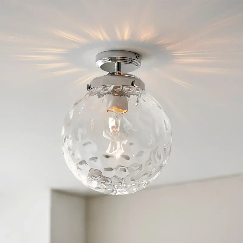Decorative Flush Ceiling Light: 1 Bulb