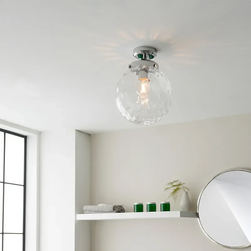 Decorative Flush Ceiling Light: 1 Bulb