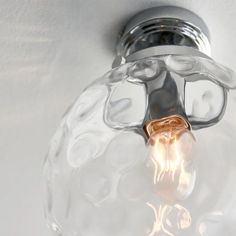 Decorative Flush Ceiling Light: 1 Bulb
